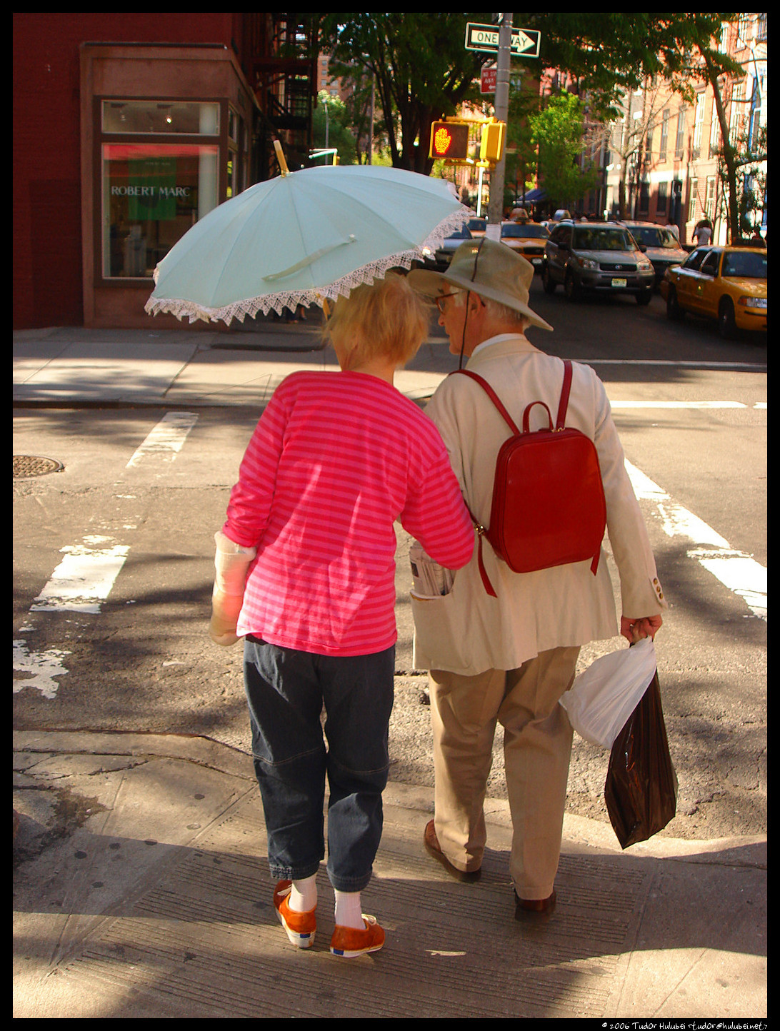 Old Couple With Umbrella 1056x1408 1