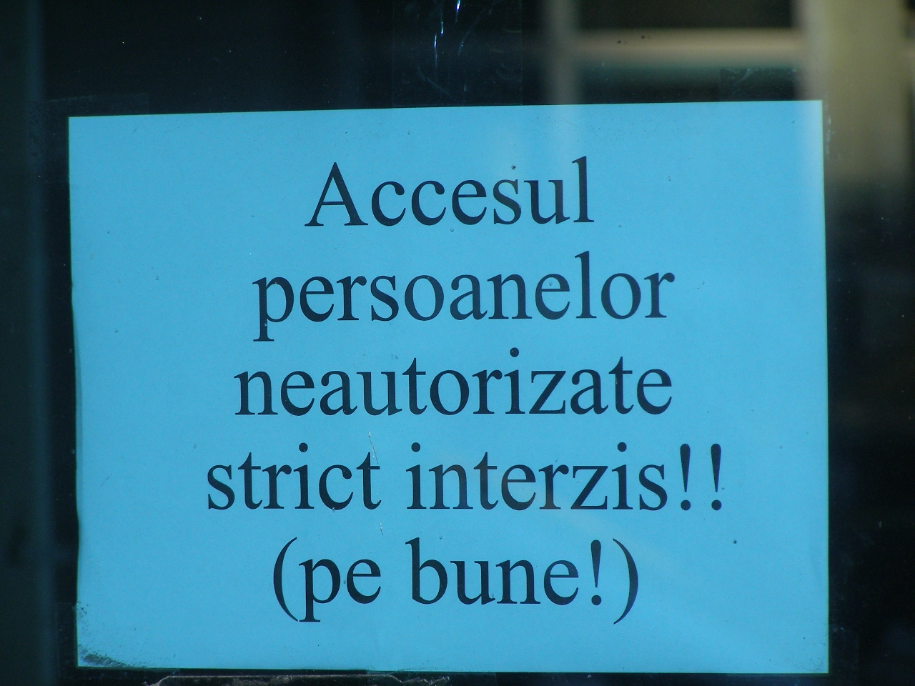 anunt pe bune
