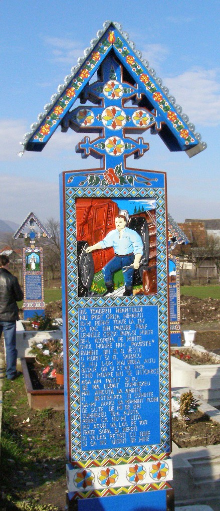 Cimitirul vesel Sapanta camionagiu
