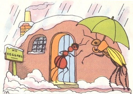 cricket and ant