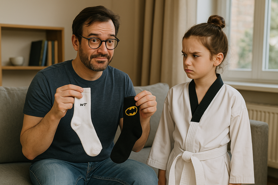 Tonica și șosetele de taekwondo
